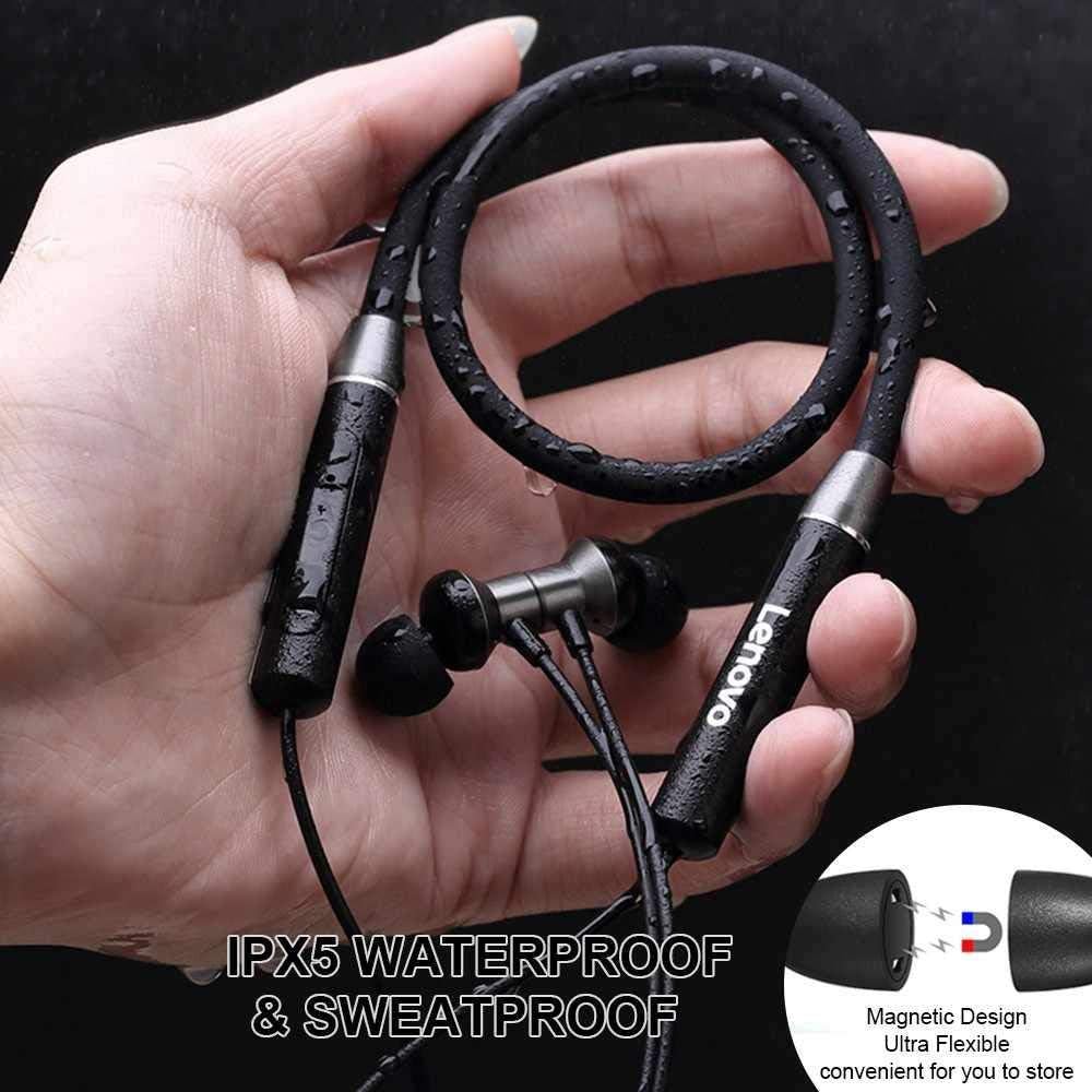 Навушники Lenovo HE05 Bluetooth Чорні, фото №6