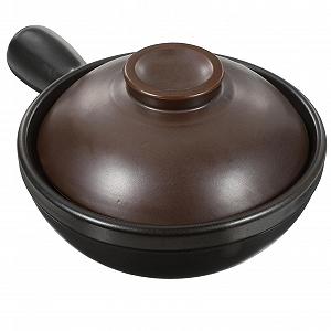 Кастрюля для супа и риса керамическая с крышкой и одной ручкой для тушения - Фото 1