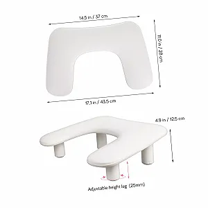 Подставка для рук для маникюра Ipetboom Пластик Белый synthetic.ua - Фото 1