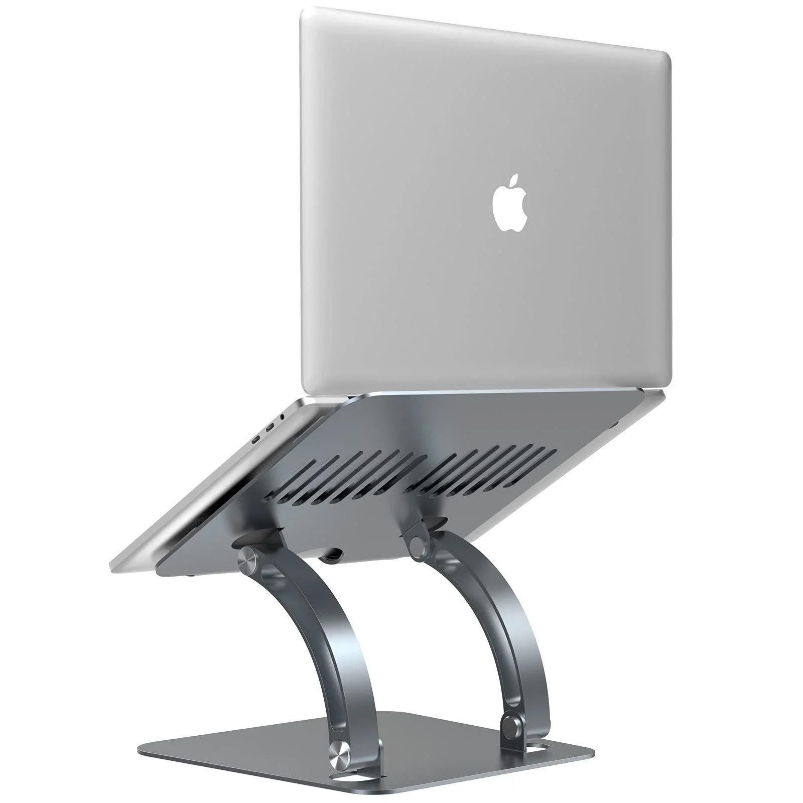 Підставка для ноутбука, ергономічна, регульована по висоті, сумісна з MacBook Pro/Air, Dell, HP, Samsung, Lenovo, усіма ноутбуками 10-16 дюймів, сіра, фото №1