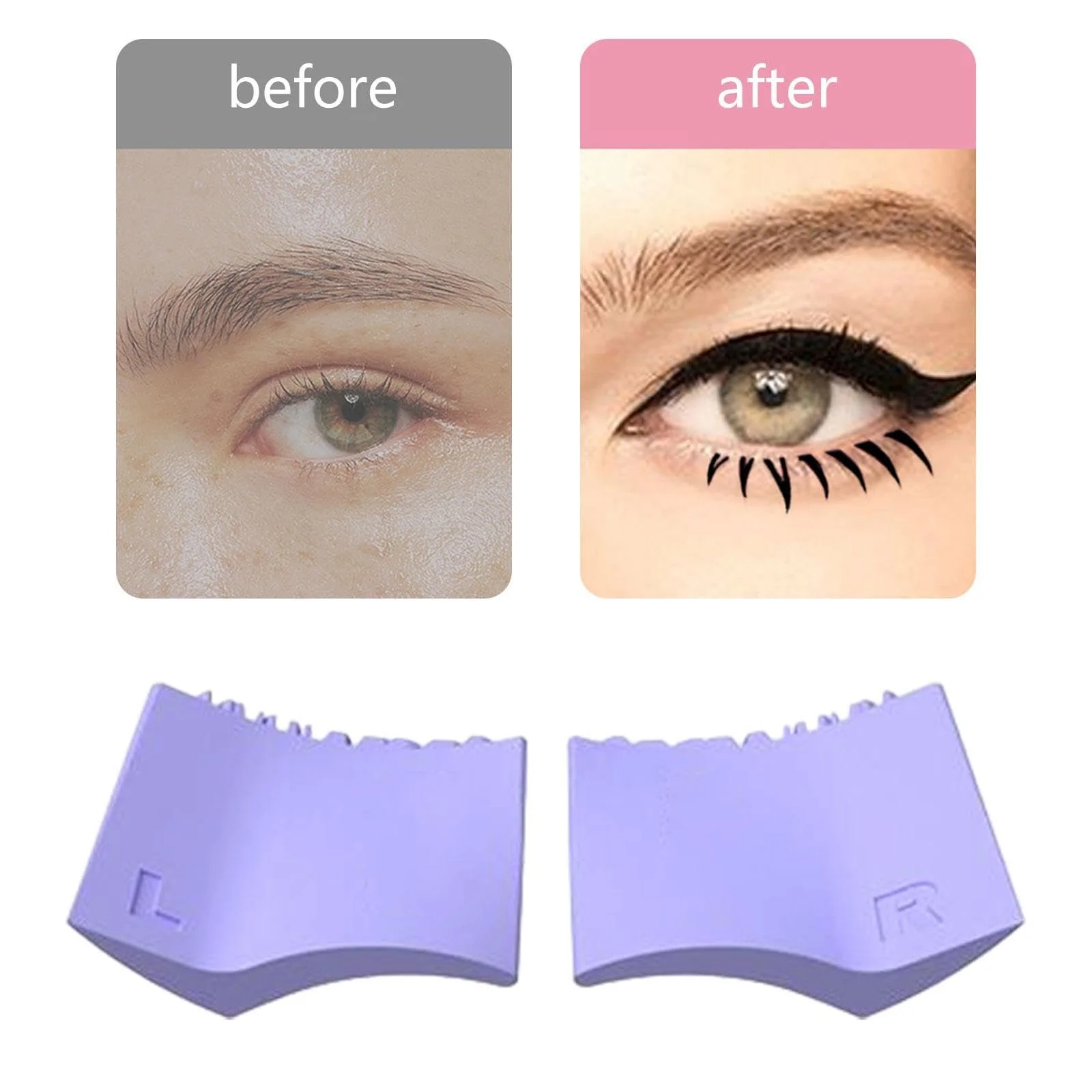 Штамп для вій 2-в-1 Швидкий трафаретний, фото №4