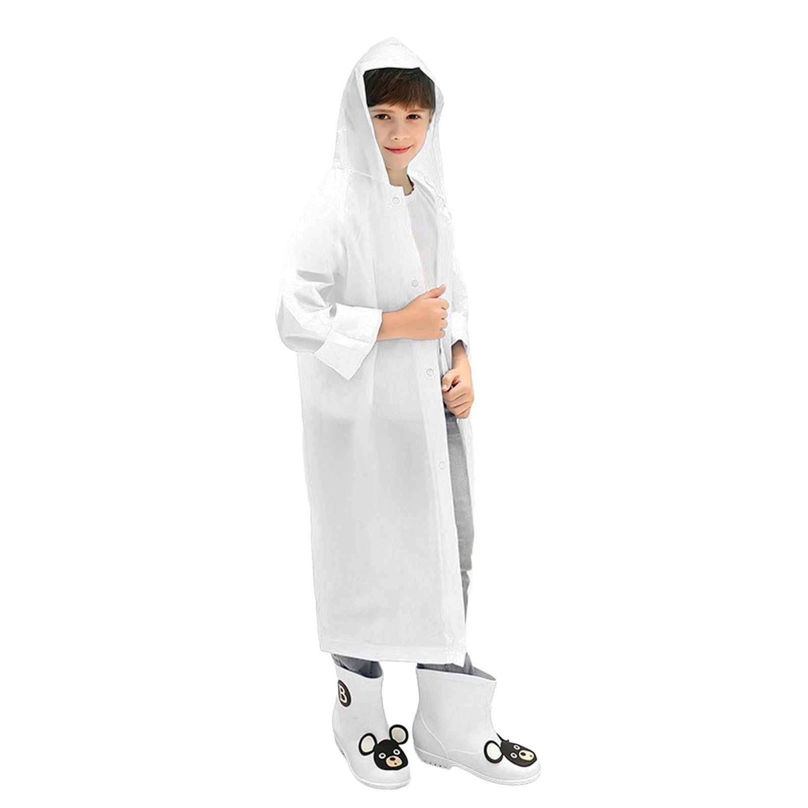 Дождевик Детский для девочек и мальчиков Ветрозащитный Длинный Тонкий для защиты от солнца Прочный Softshell для семейных путешествий, походов и фестивалей, фото №2 Дождевик Детский для девочек и мальчиков Ветрозащитный Длинный Тонкий для защиты от солнца Прочный Softshell для семейных путешествий, походов и фестивалей, фото №2