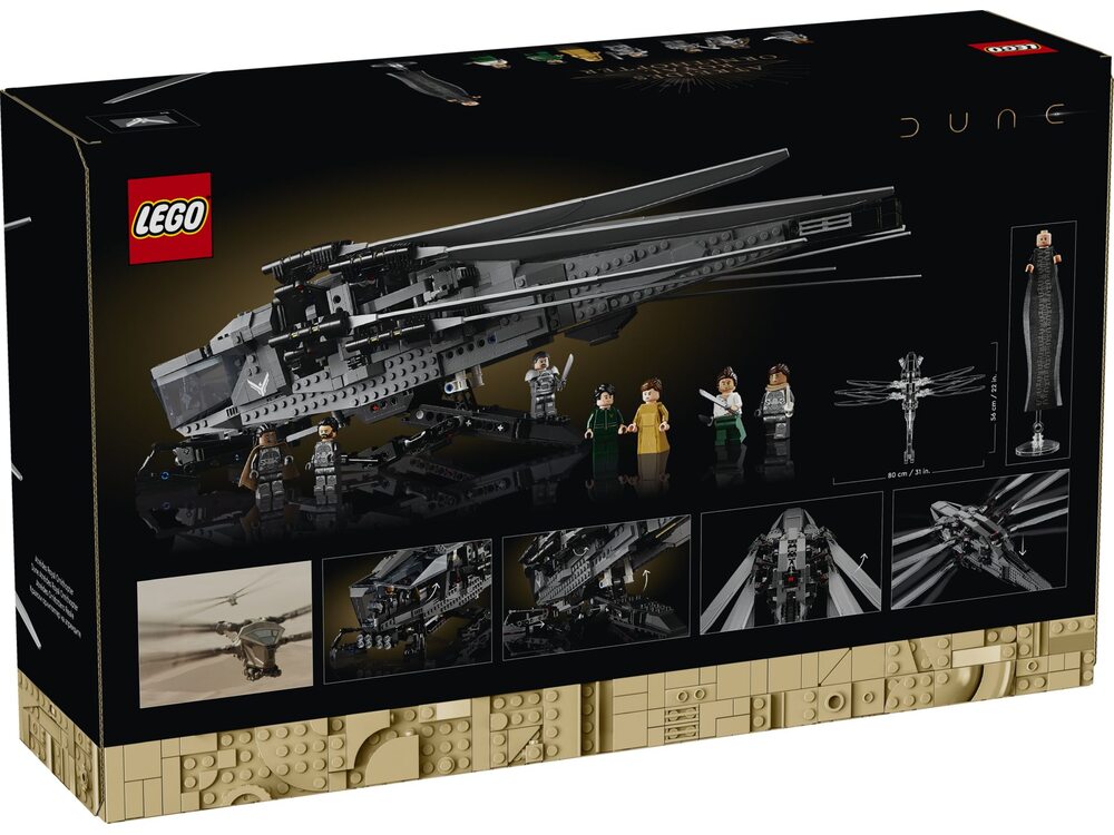 Детский конструктор LEGO Icons Dune Atreides Royal Ornithopter Королевский орнитоптер Атрейдесов (10327), фото №2