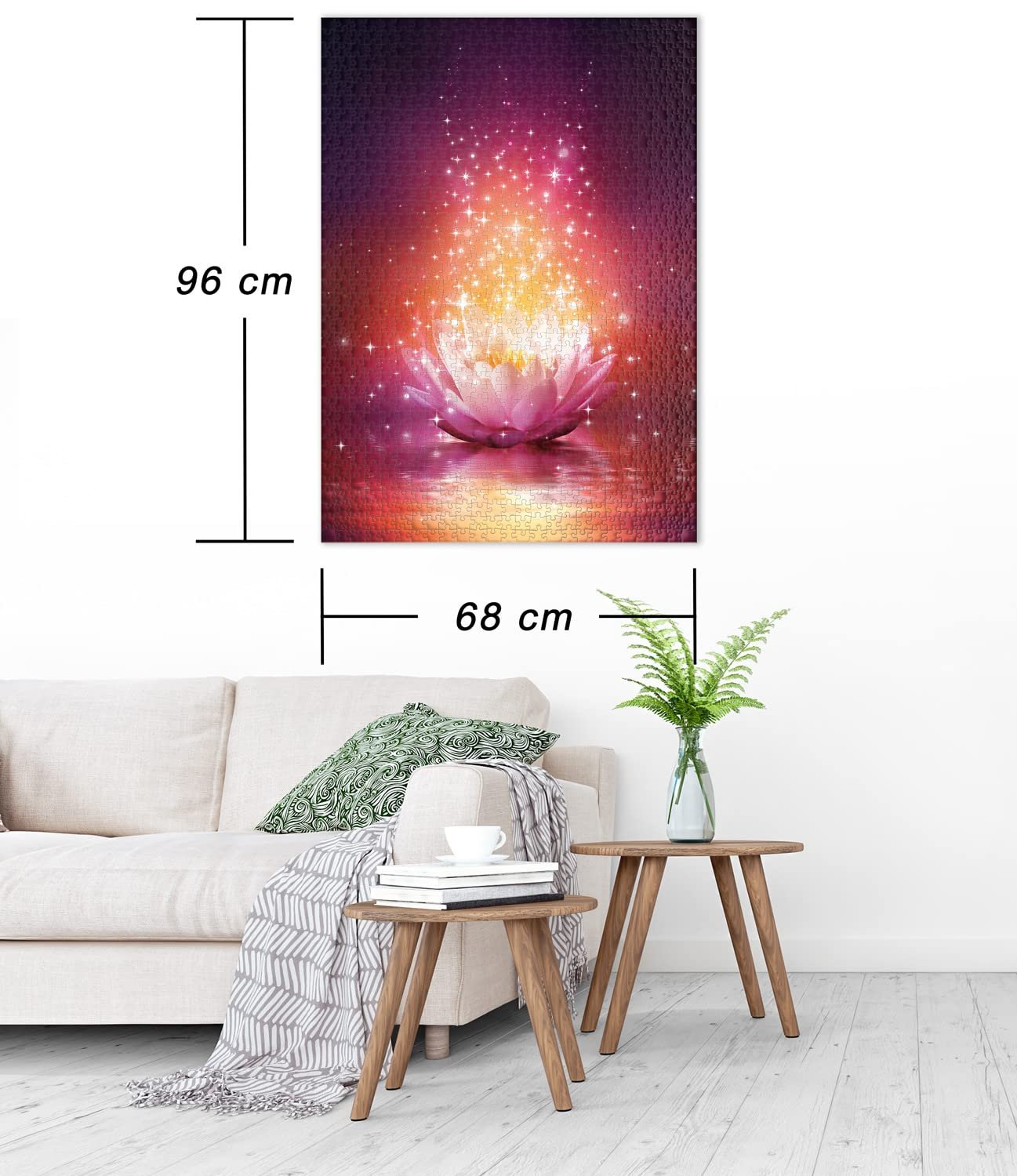 Пазл Ulmer Puzzleschmiede Lotus Magic 2000 элементов Магический лотос Художественный современный, фото №3