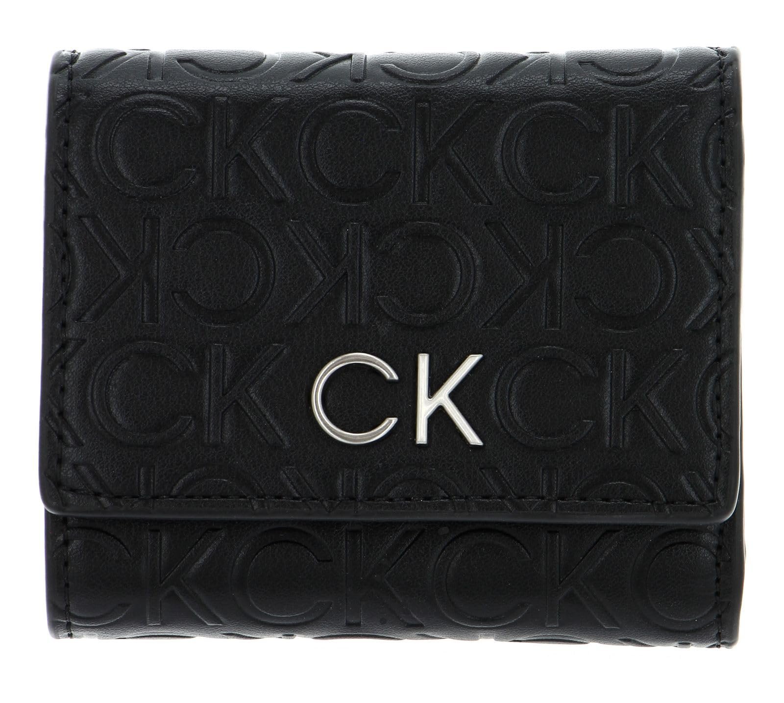 Кошелек Calvin Klein Re-Lock Trifold XS CK Black Черный, rfid, фото №3