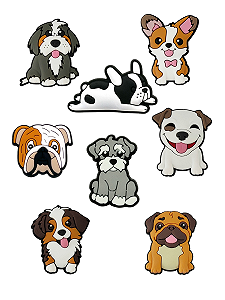 Джибітси собаки домашні тварини Dog Jibbitz 8 шт аксесуари крокс прикраса Dz_118_1 - Фото 1