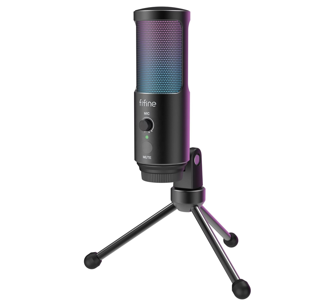 Студийный микрофон с подсветкой Fifine F 17 Gaming Microphone, фото №1