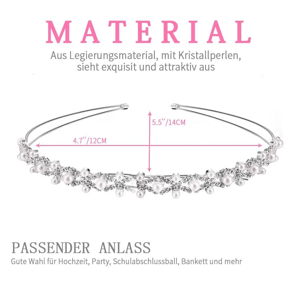 Набір з 2 прикрас для волосся з стразами, фото №6