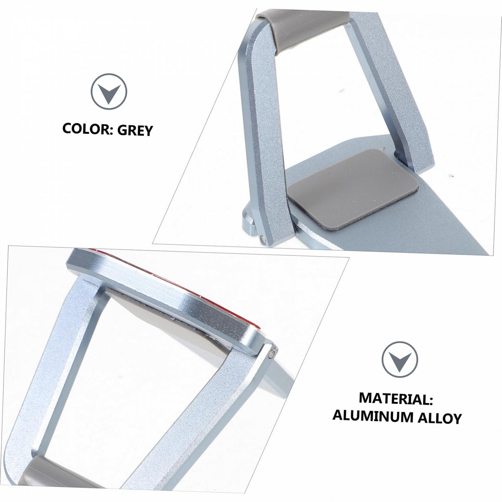 Підставка для ноутбука алюмінієва, регульована по висоті, портативна для циркуляції повітря, нековзкий дизайн, фото №9