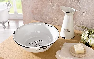 Декоративний кавник Design Cream Enamel synthetic.ua - Фото 1