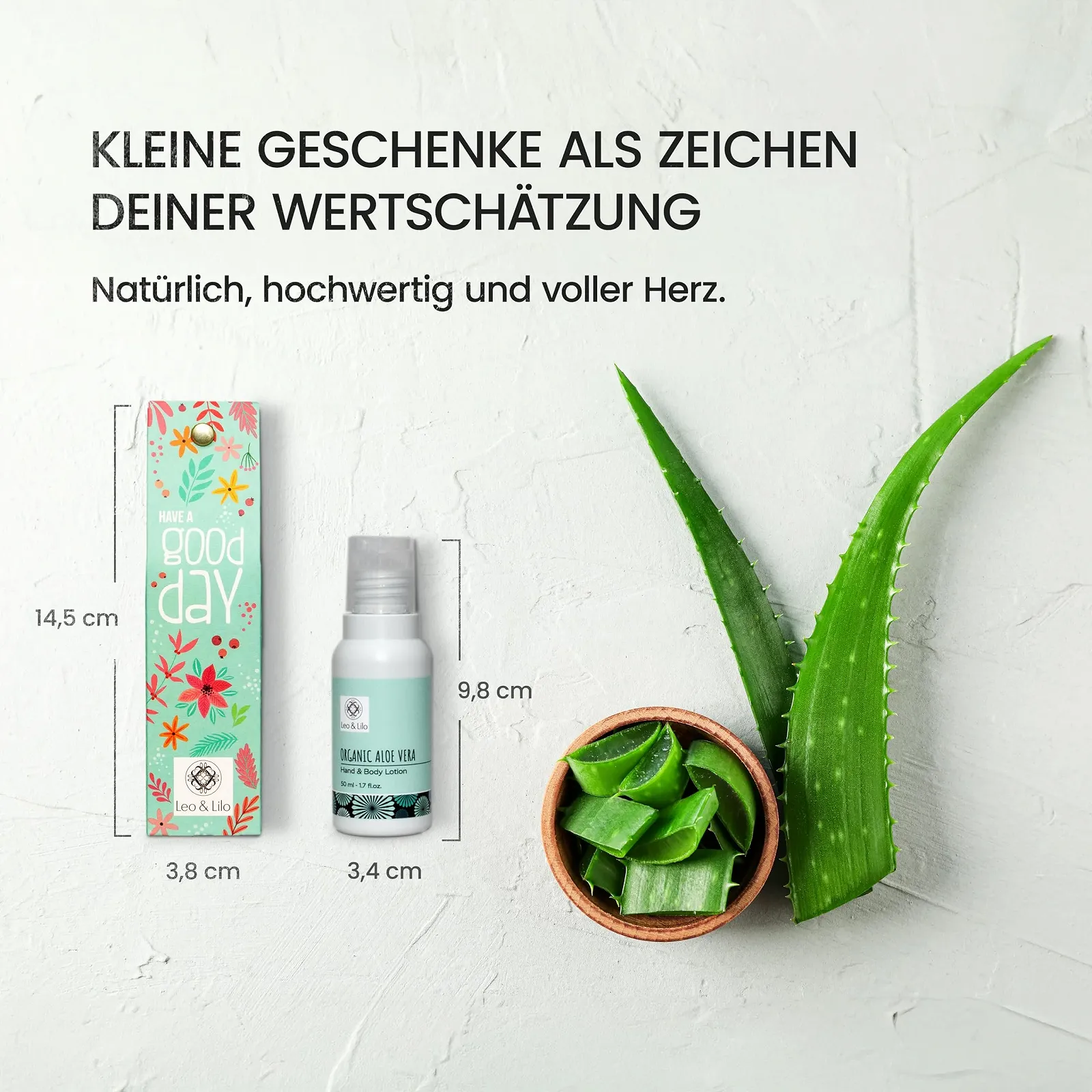 Крем для рук Leo & Lilo Have a Good Day с органическим алоэ вера - набор из 3 (3 x 50 мл), фото №2