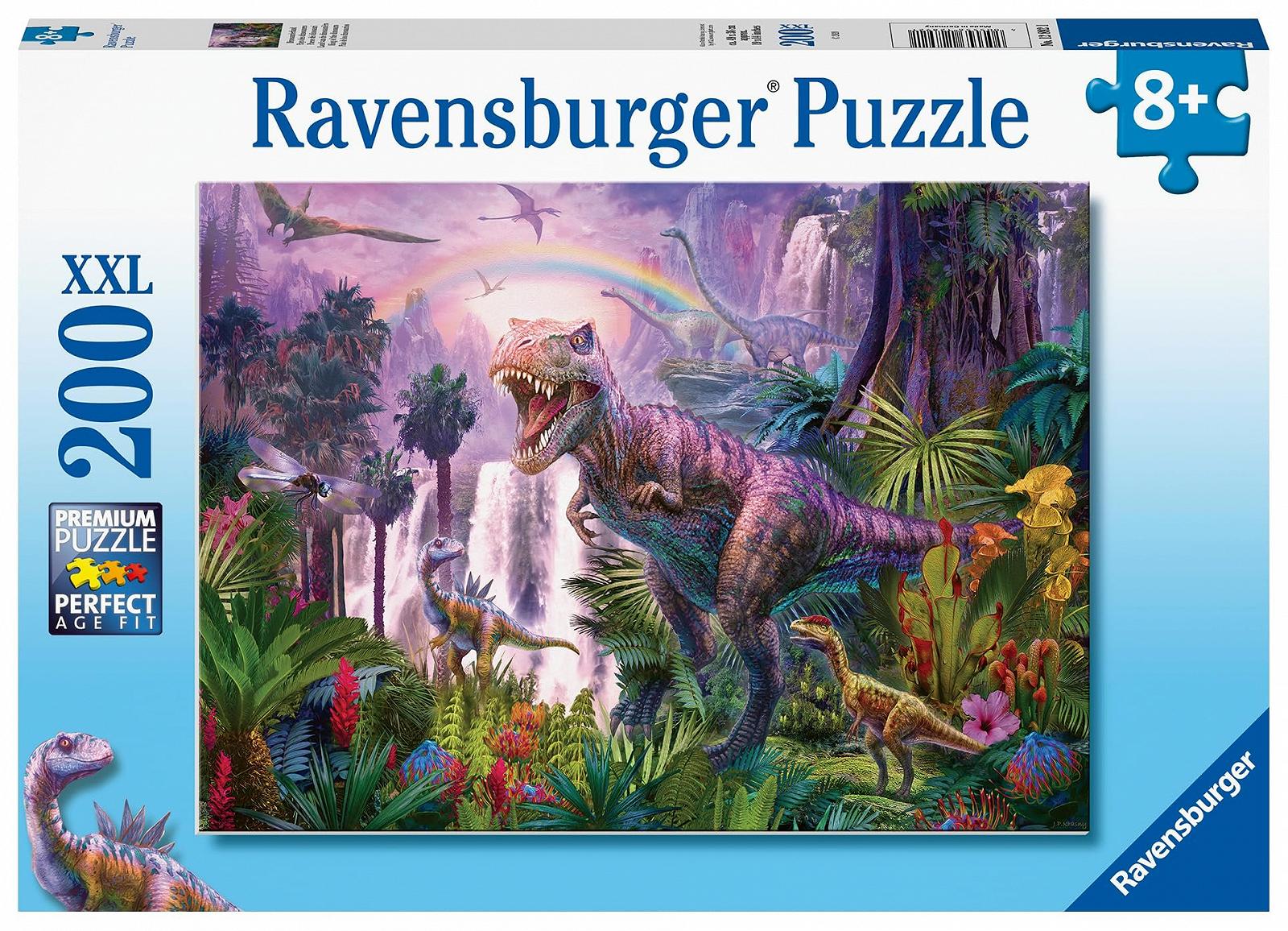 Дитячий пазл Ravensburger 12892 Dinosaur Land 200 деталей XXL від 8 років, фото №1