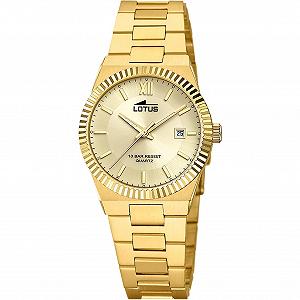 Женские часы Lotus Freedom 18840/5 золотистый корпус из нержавеющей стали браслет из нержавеющей стали, бежевый - Фото 1