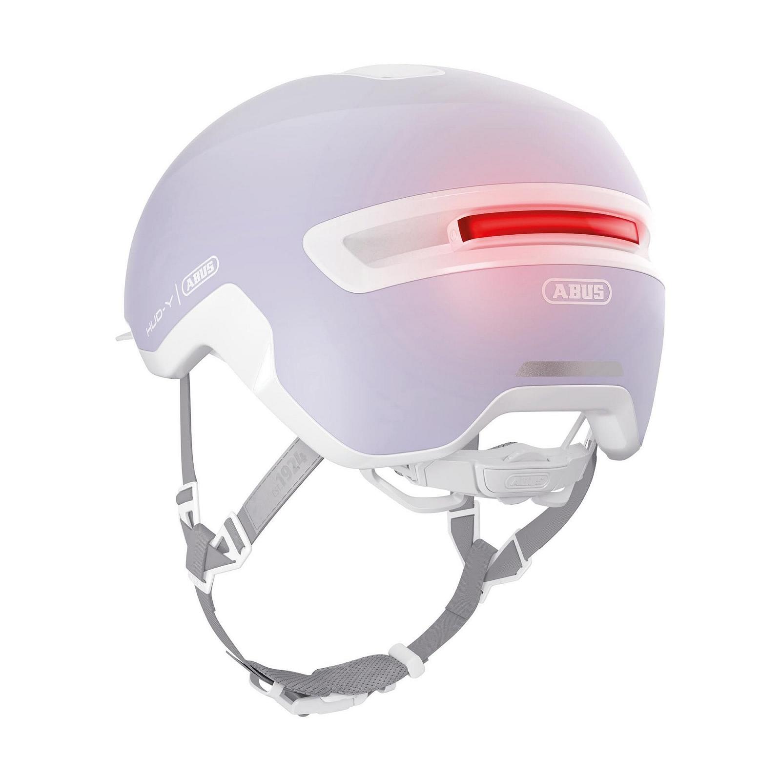 Шлем Urban ABUS HUD-Y с магнитным LED задним фонарем и магнитной застежкой, фото №4