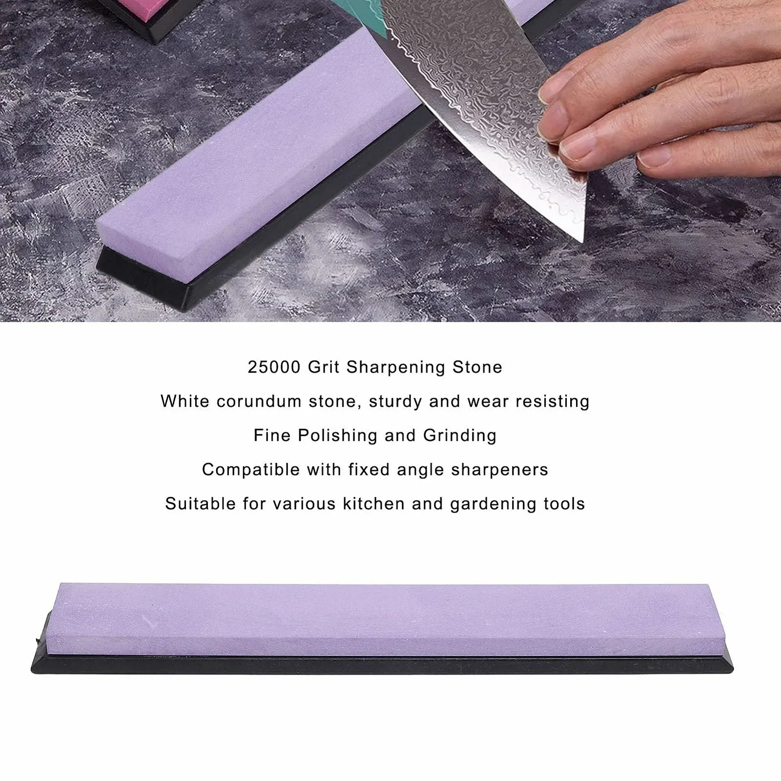 Точильний камінь Whetstone 25000 Grit білий корунд для тонкого полірування, фото №4