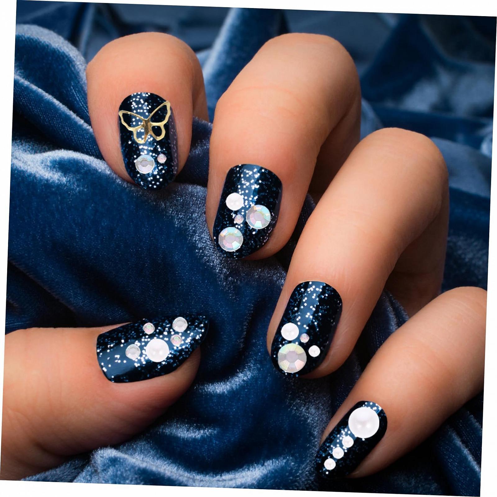 Прикраси для нігтів Healeved Boxen, ланцюжок з перлин, фото №2