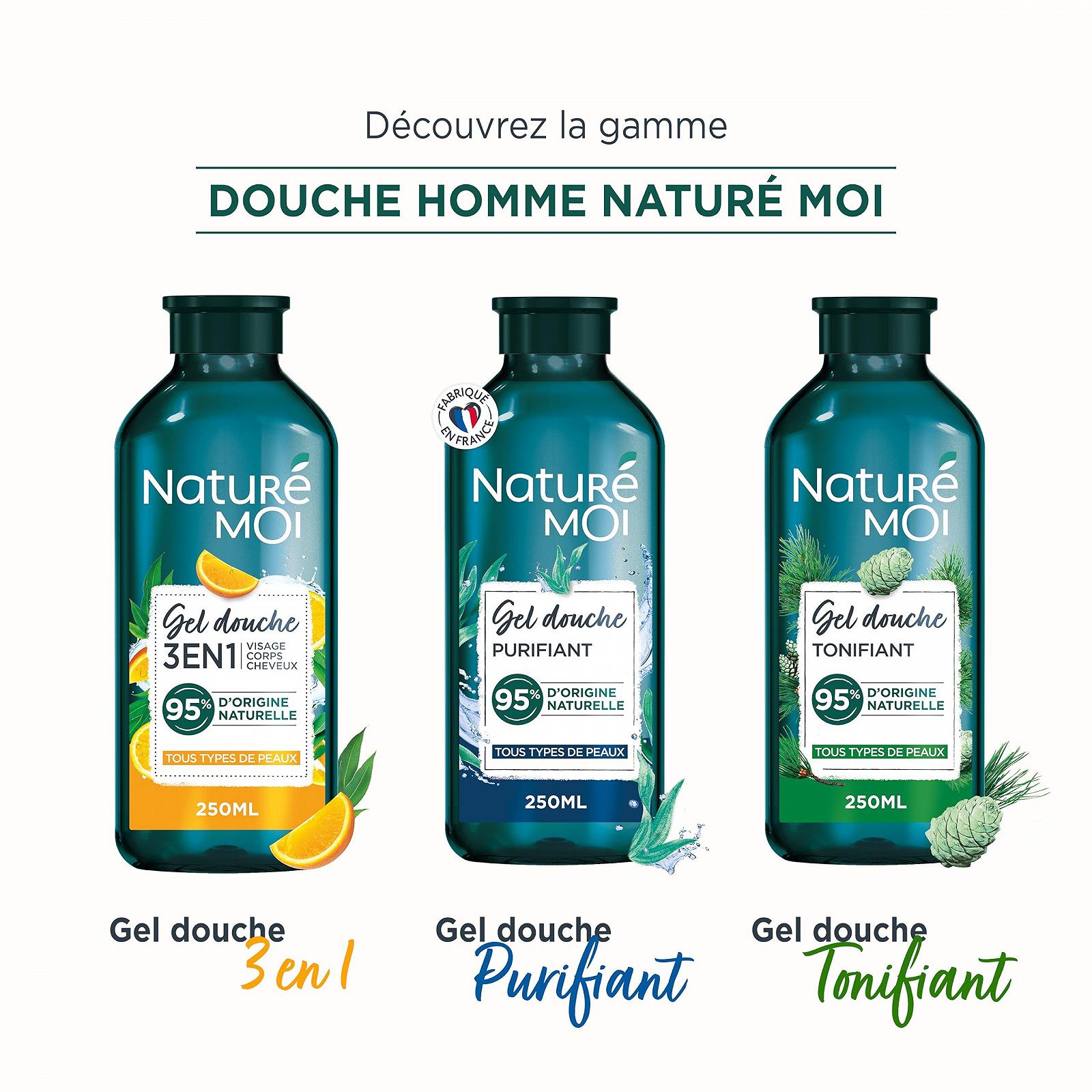 Гель для душа Naturé Moi 3-в-1 Органическая апельсиновая вода и эвкалипт 250 мл, фото №6