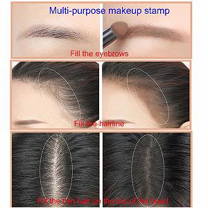 Трафарет для бровей Профессиональный Водонепроницаемый Одноэтапный Набор для Штамповки и Формирования Бровей Черный Коричневый synthetic.ua - Фото 1