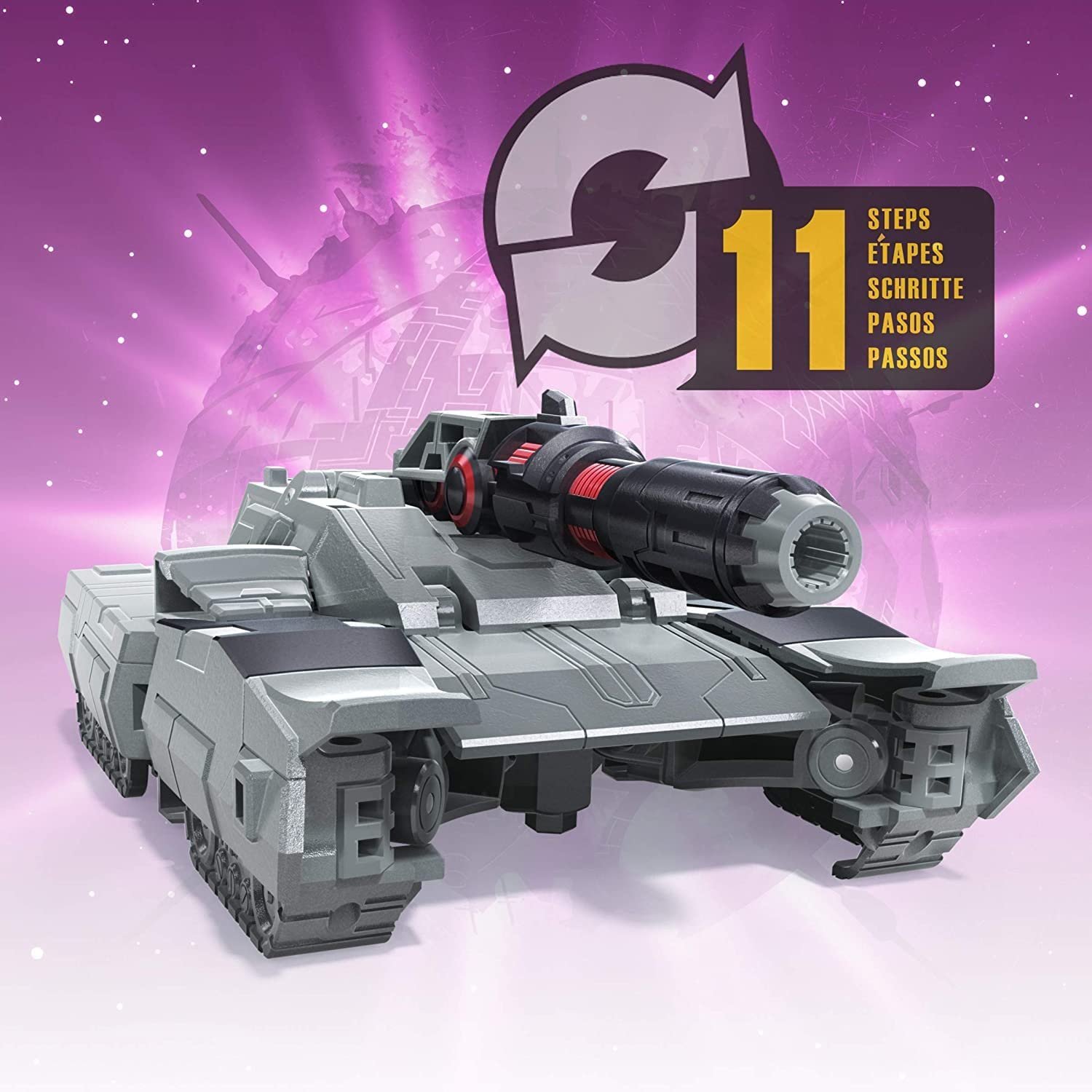 Фігурка Megatron Transformers Cyberverse Adventures Battle Call Trooper Class, Енергетичне підсвічування, E8378, багатоколірний, фото №3