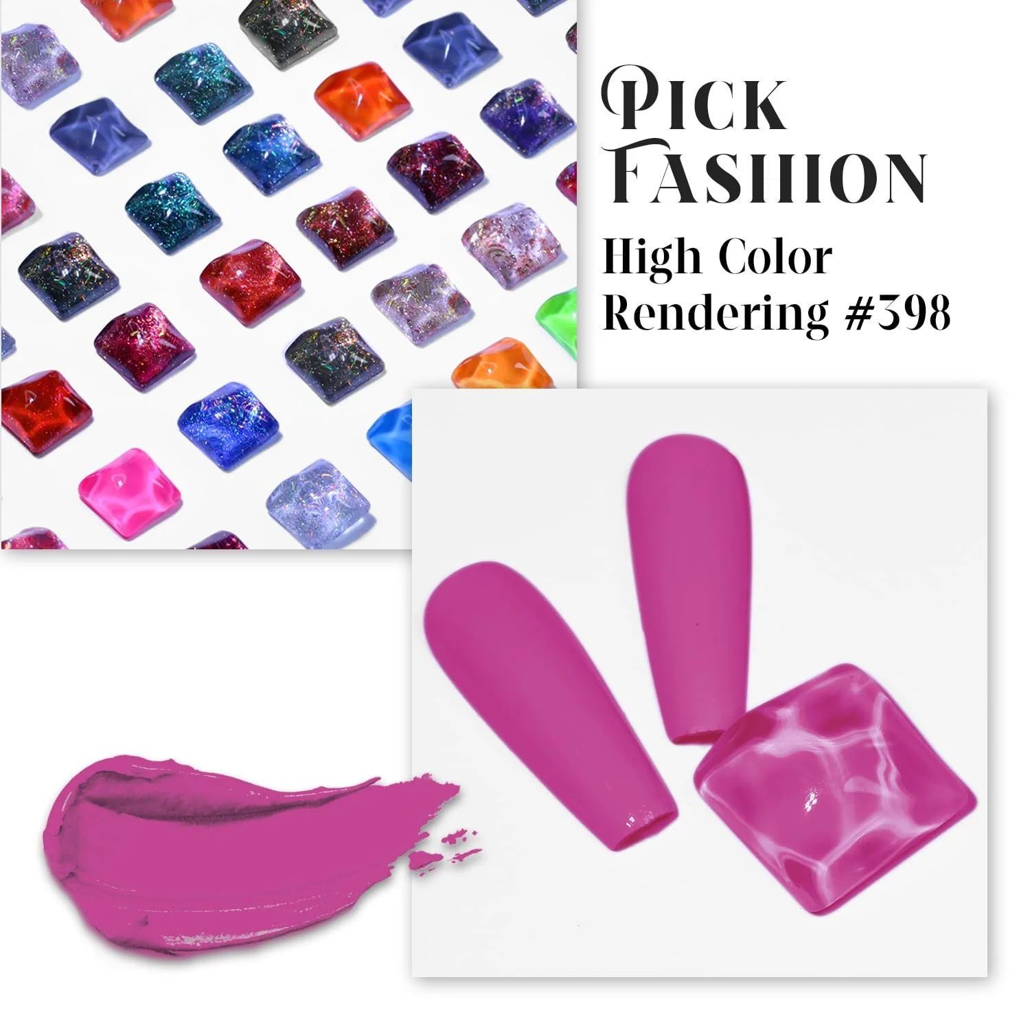 Гель-лак Lavender Violets 15 мл A0398 Фіолетовий, фото №2