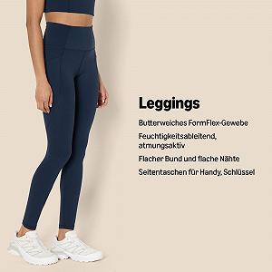 ЛеггинсыДля йоги Amazon Essentials Active FormFlex Buttery Soft с карманами, высокой посадкой, полной длиной внутреннего шва 70 см synthetic.ua - Фото 1