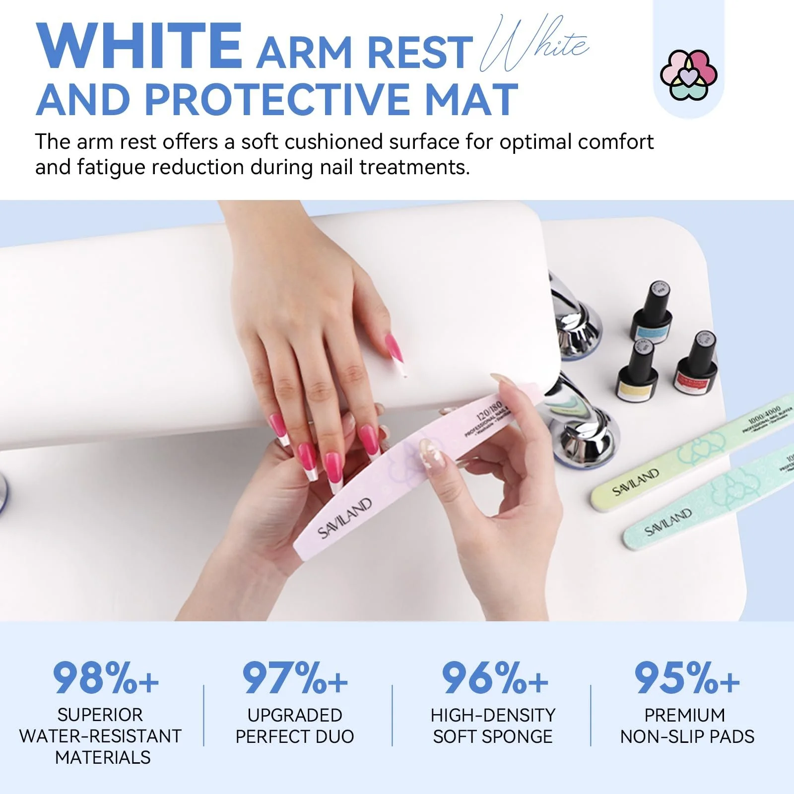 Підставка під руку Saviland для манікюру, подушка під руку, фото №2