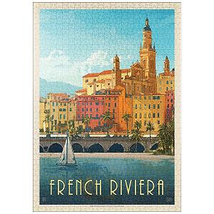 Пазл MyPuzzle Special Collection by Anderson Design Group France: Côte d'Azur, Vintage Poster 1000 элементов - Фото 1
