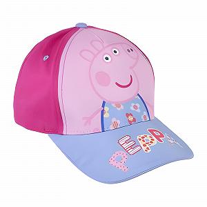Бейсболка Peppa Wutz размер 51 регулируемая Розовая - Фото 1