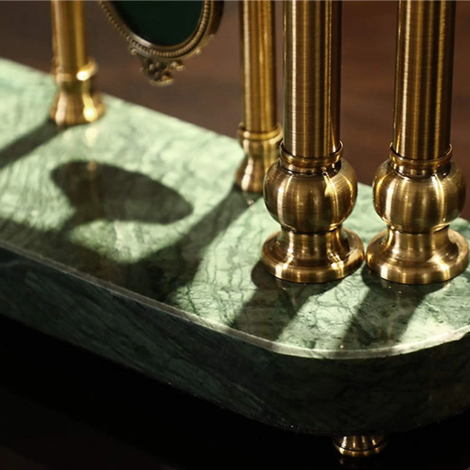 Настольные часы Yixinzi-2024 Премиум класса, большие, тихие, маятниковые Для спальни, гостиной, офиса, фото №4