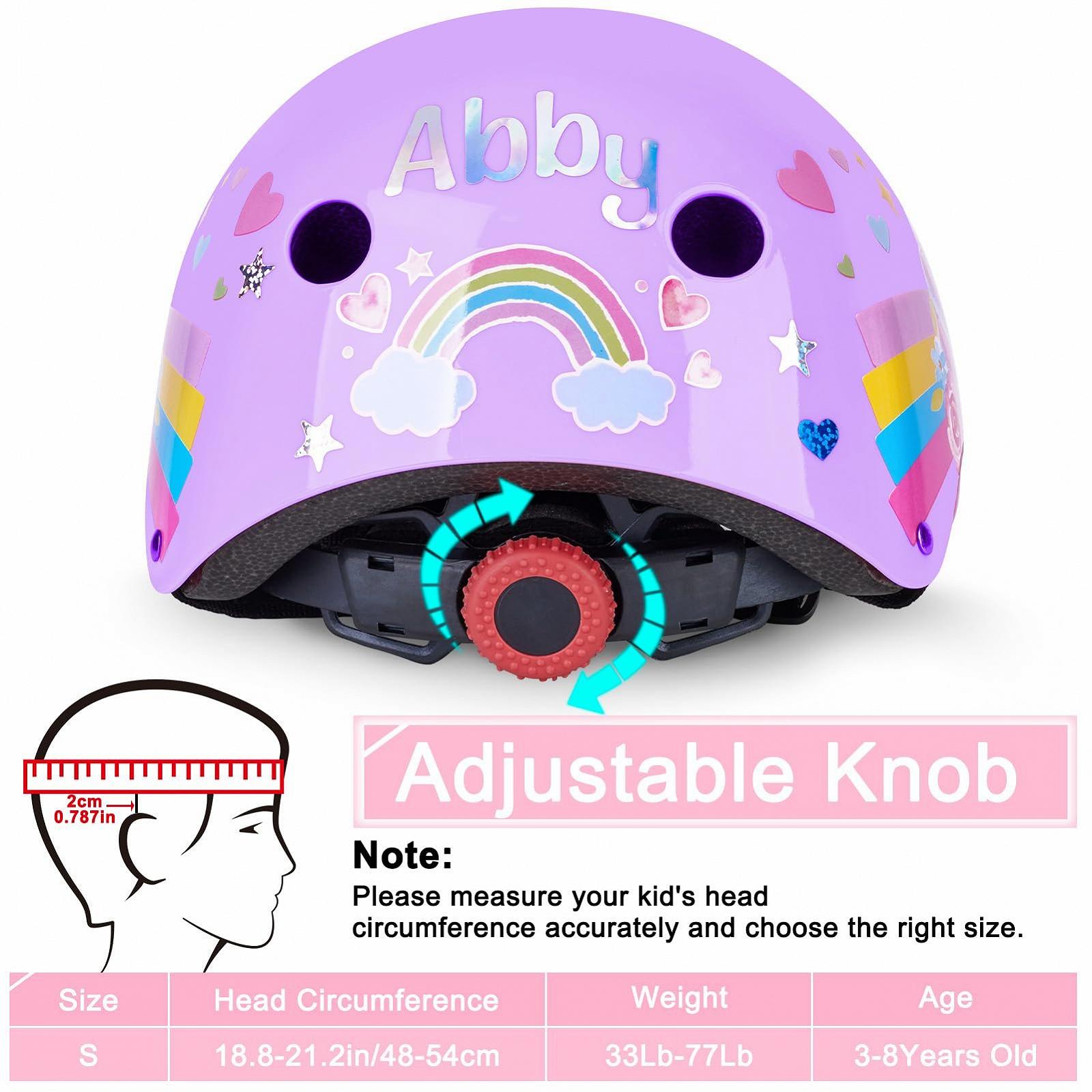 Детский Шлем Unicorn Helmet Unicorn Castle Регулируемый для Велосипеда, Скейтборда, Самоката, Катания на Роликах, 3-8 лет, фото №3