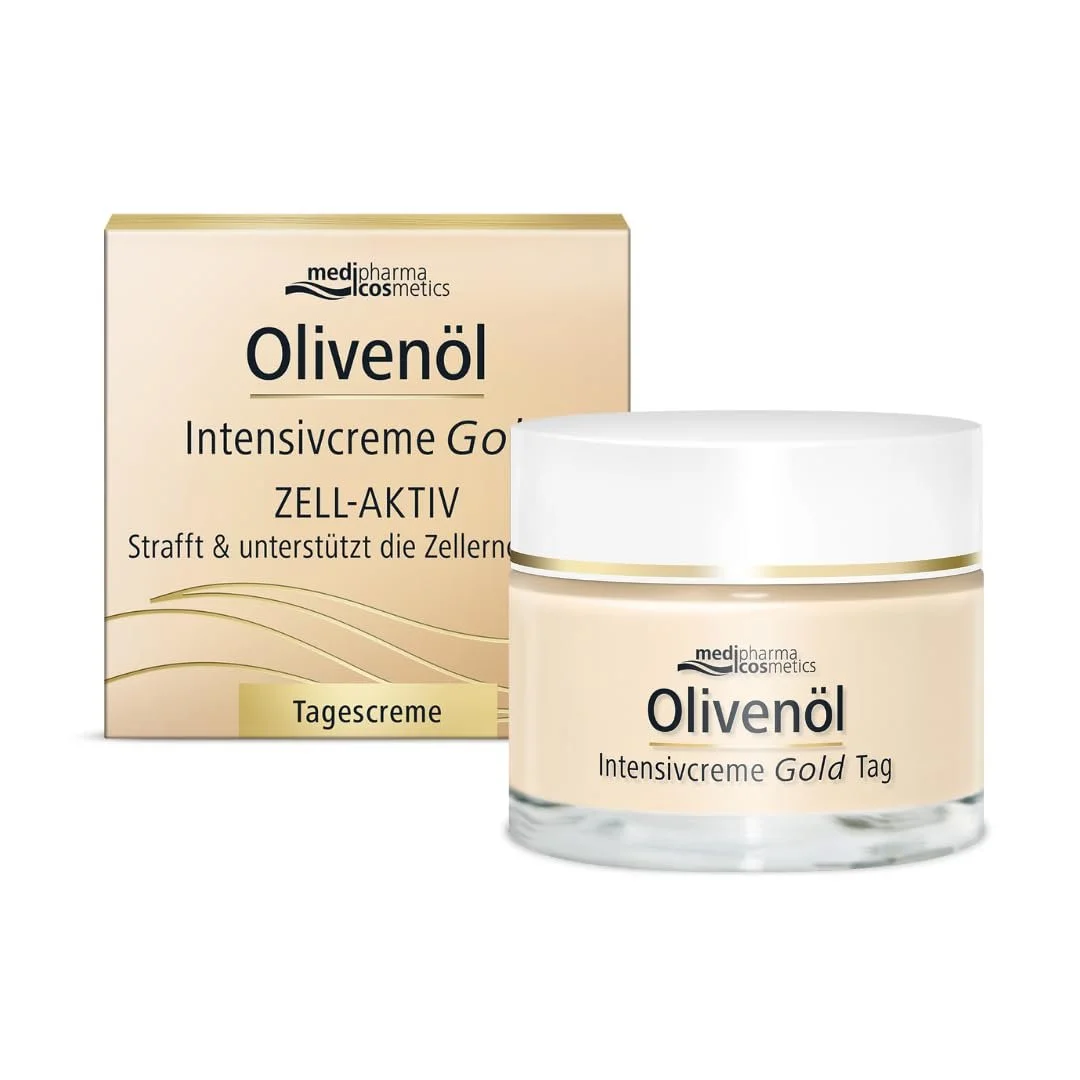 Денний крем medipharma cosmetics Olive Oil Intensive Cream Gold Cell Active для сухої та дуже сухої шкіри, фото №1