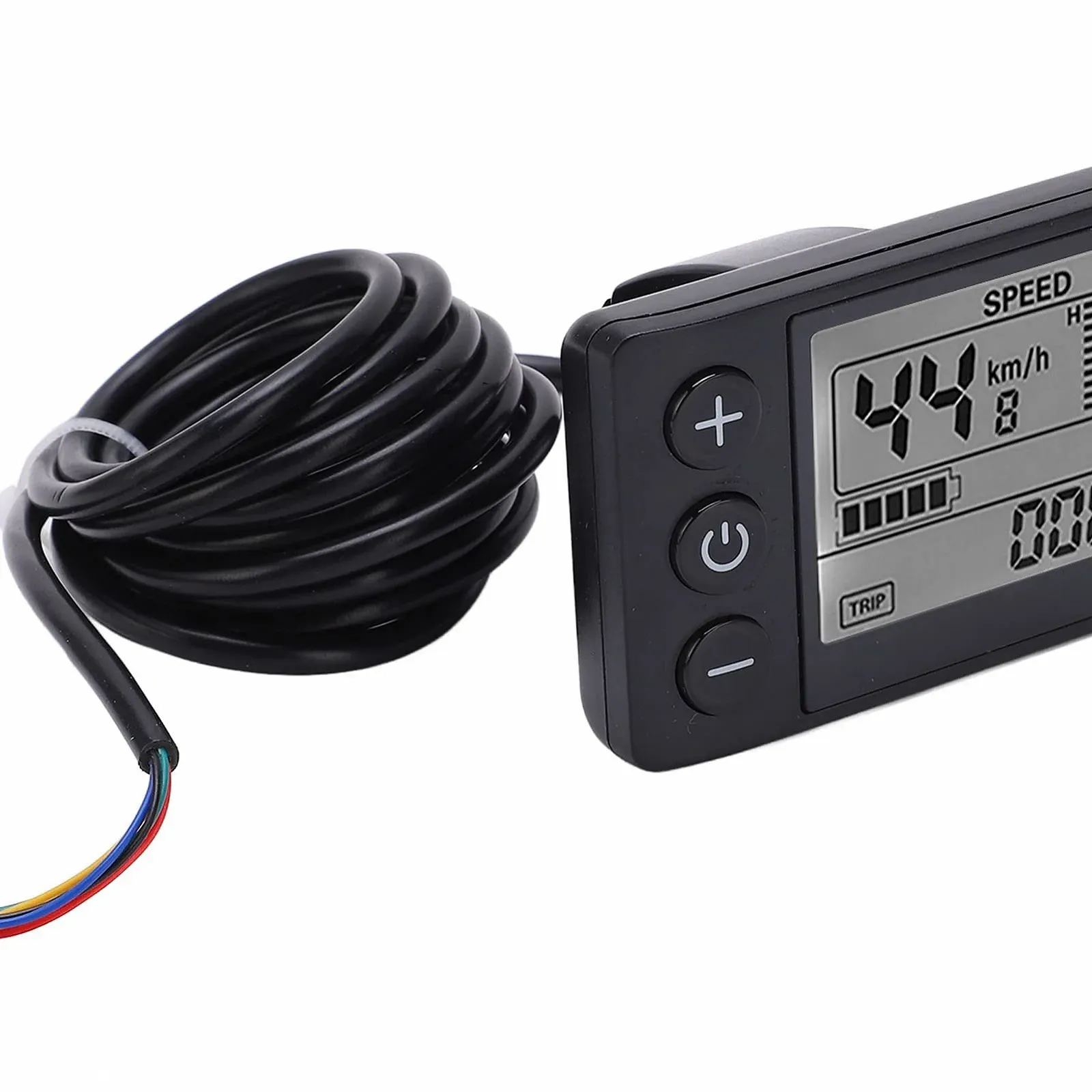 LCD дисплей для электровелосипеда S866 24V 36V 48V водонепроницаемый SM Plug, фото №9