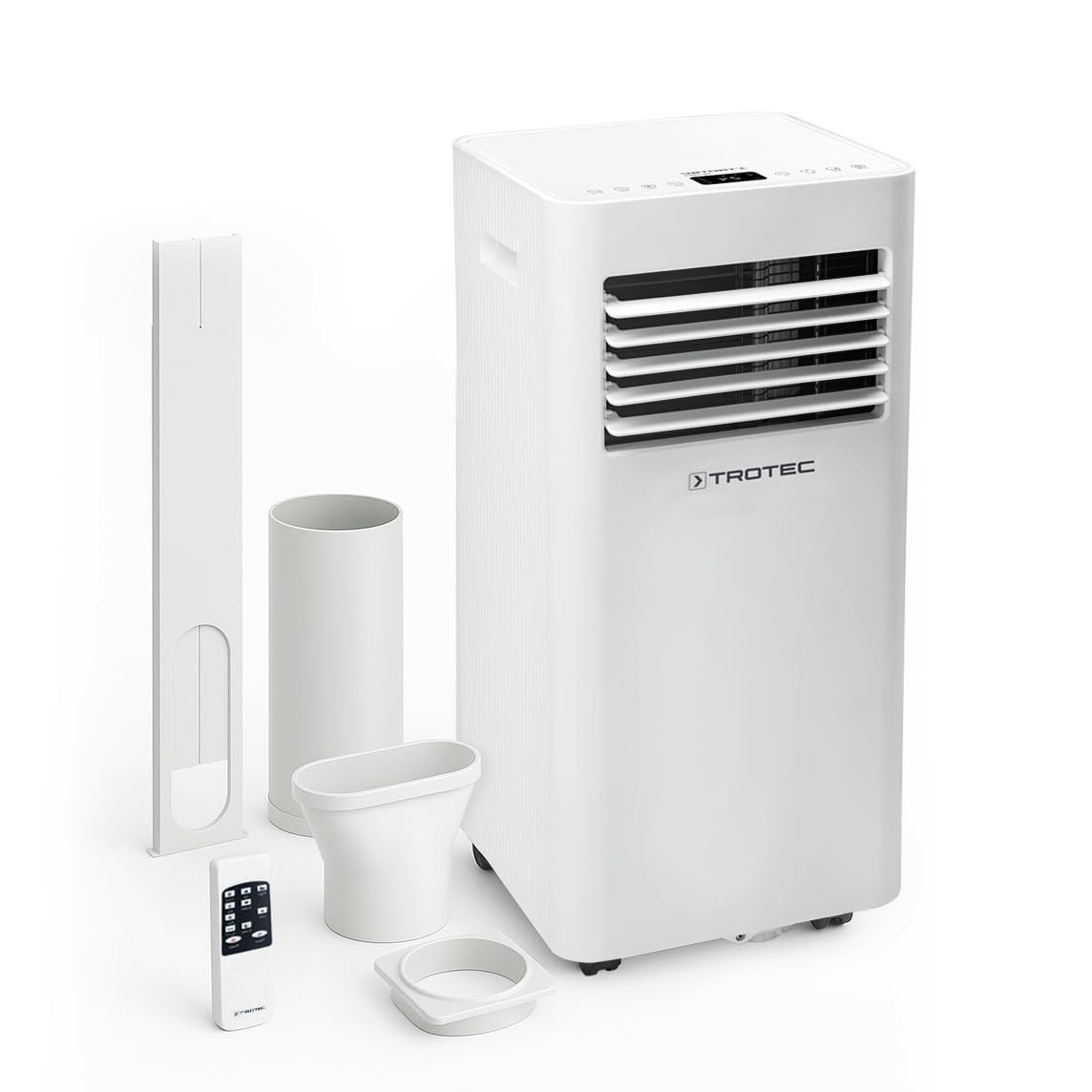 Мобільний кондиціонер TROTEC PAC 2020 E WiFi 3-в-1 2.1 кВт Осушувач та вентилятор WLAN Енергоефективний Компактний, фото №1