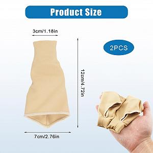 Тканевый набор с разделителем, эластичные аксессуары для ног для комфорта и уменьшения трения, подходит для мужчин и женщин. synthetic.ua - Фото 1