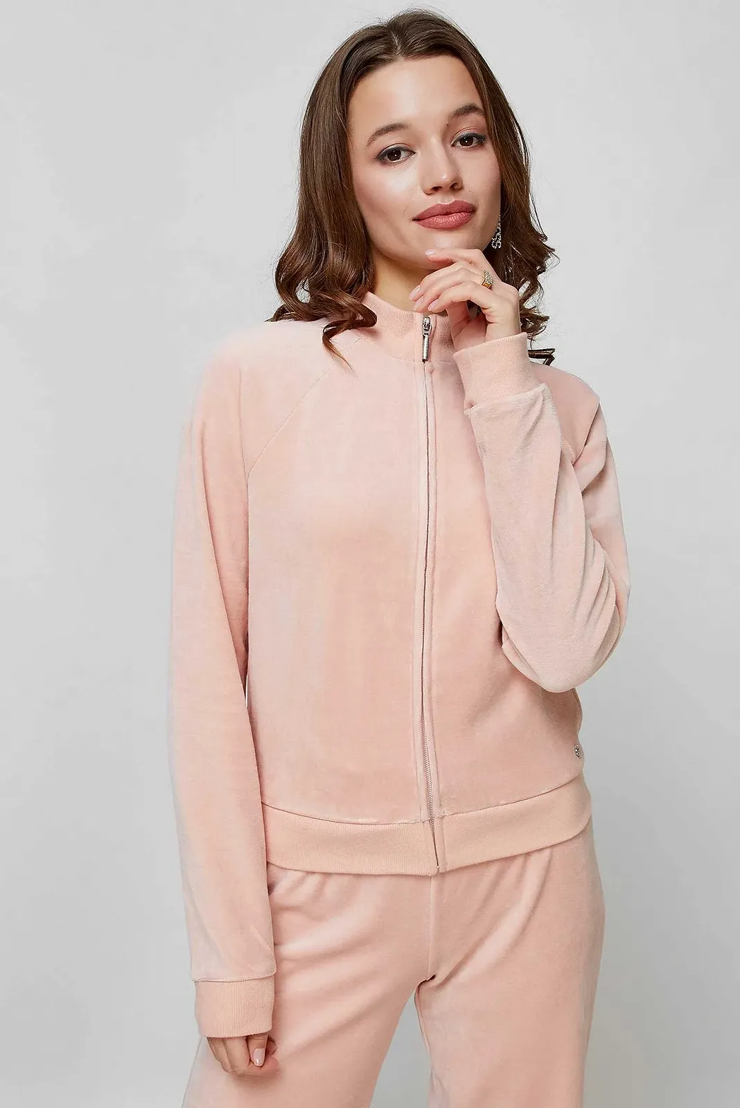 Женская кофта со змейкой MAVI ZIP UP JACKET Peach - M, фото №1