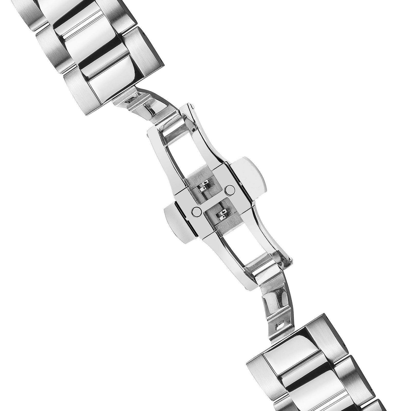 Чоловічий годинник Ingersoll The Tennessee 45mm Automatic з блакитним циферблатом та срібним сталевим браслетом, фото №4