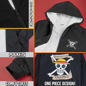 Худі на блискавці для хлопчиків One Piece Sherpa synthetic.ua - Фото 1