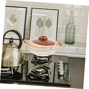 Кастрюля Garneck с двойными ручками китайская термостойкая с антипригарным покрытием synthetic.ua - Фото 1