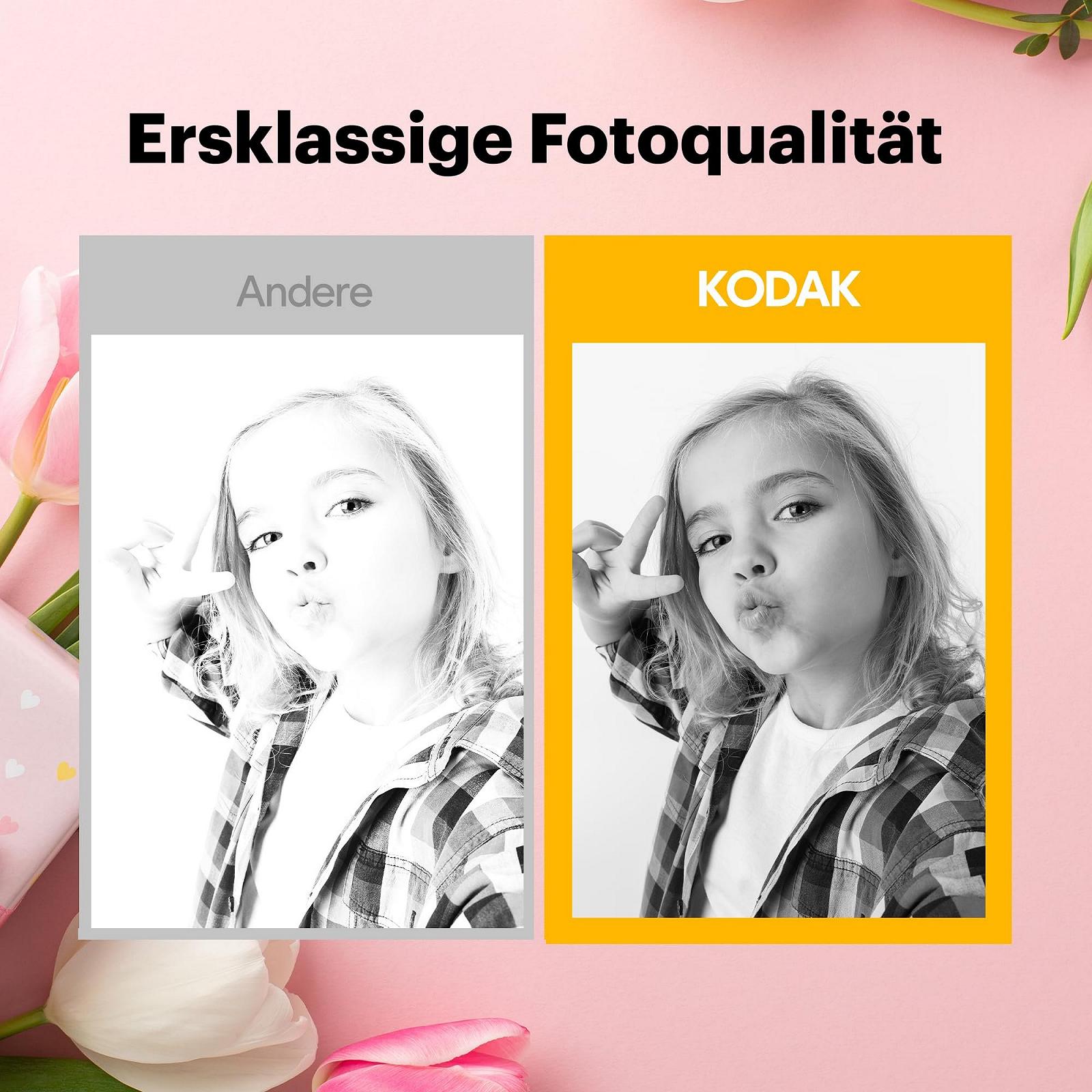 Фотокамера миттєвого друку KODAK Memo Shot ERA Kids + принтер фотоетикеток, жовтий (камера з 1 картриджем для етикеток One Touch + набір з 9 картриджів), фото №5