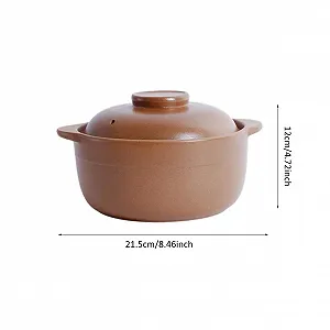 Каструля для тушкування TOYANDONA Керамічна Термостійка Антипригарна з кришкою synthetic.ua - Фото 1