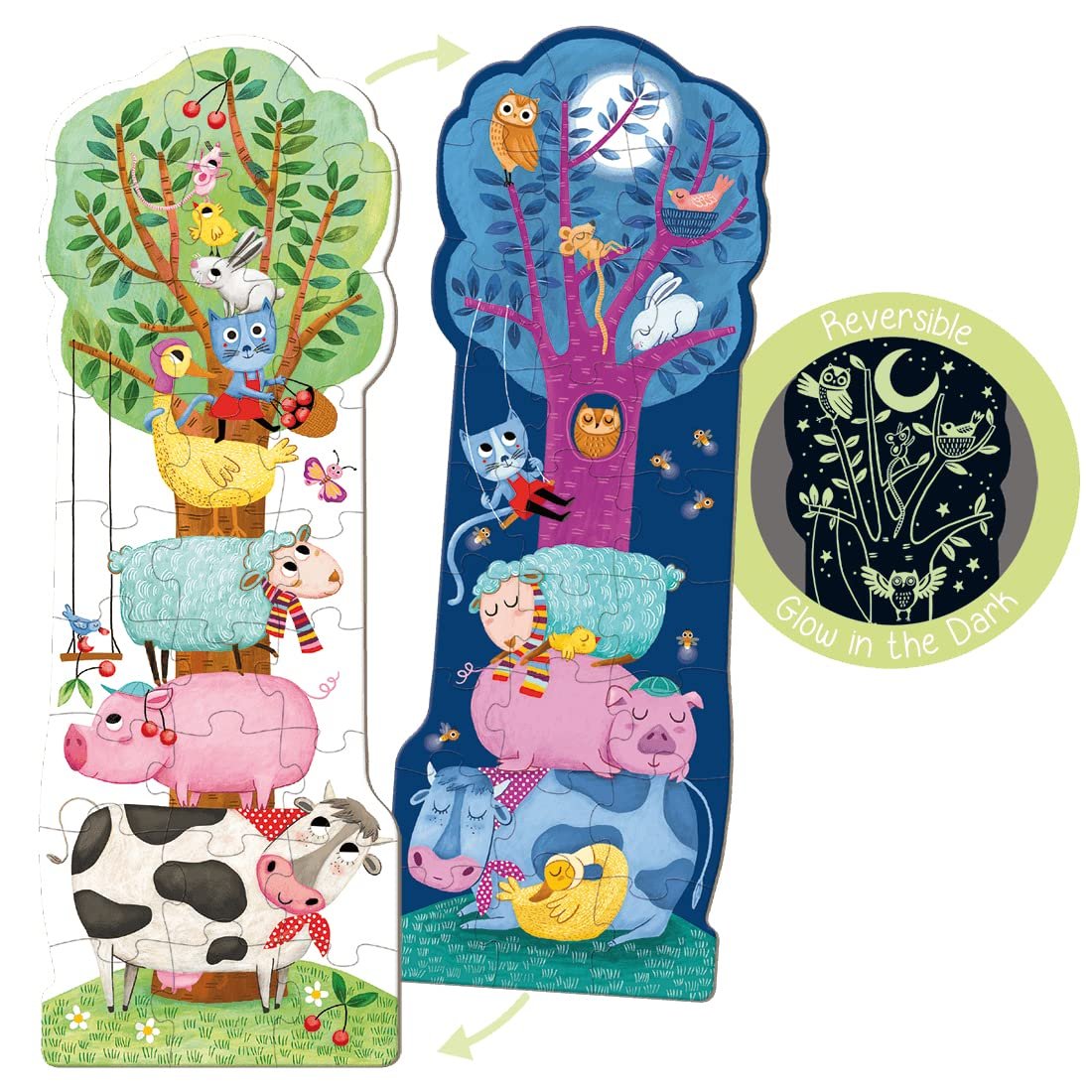 Пазл Goula Farm Day & Night XXL 27 элементов 3+ лет, фото №8 Пазл Goula Farm Day & Night XXL 27 элементов 3+ лет, фото №8