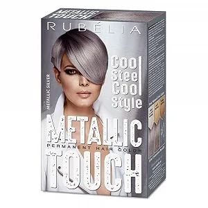 Стійка фарба для волосся Metallic Touch Rubélia Metallic Silver, 115 мл - Фото 1