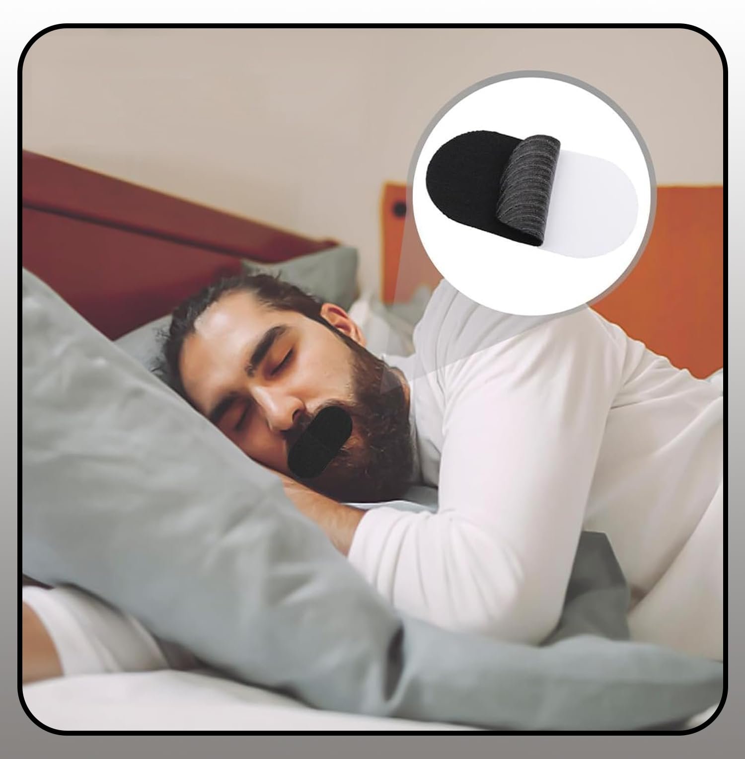 Пластирі для рота для сну Проти хропіння, фото №5 Пластирі для рота для сну Проти хропіння, фото №5