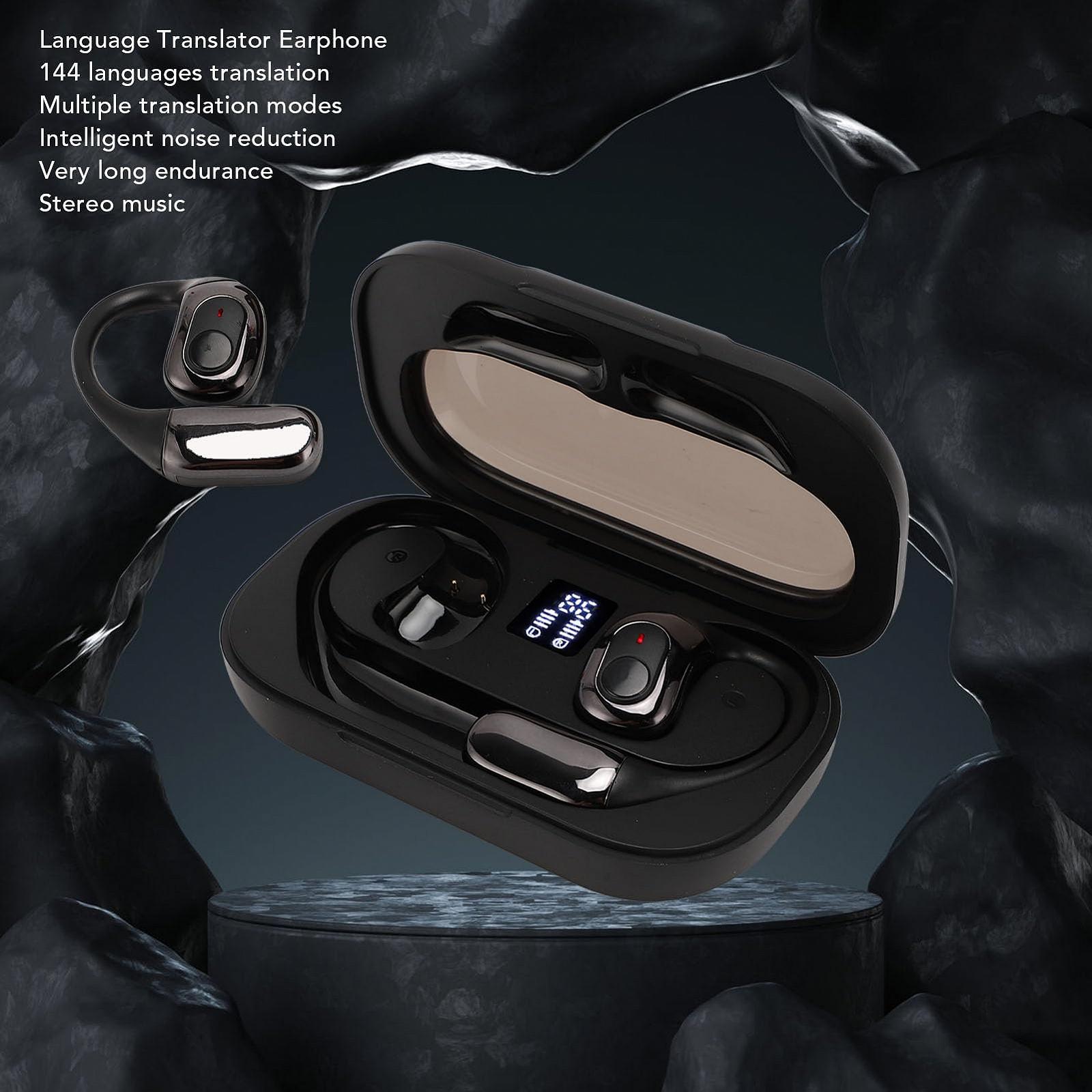 Бездротові Навушники для Перекладу Black, фото №2