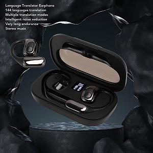 Бездротові Навушники для Перекладу Black synthetic.ua - Фото 1