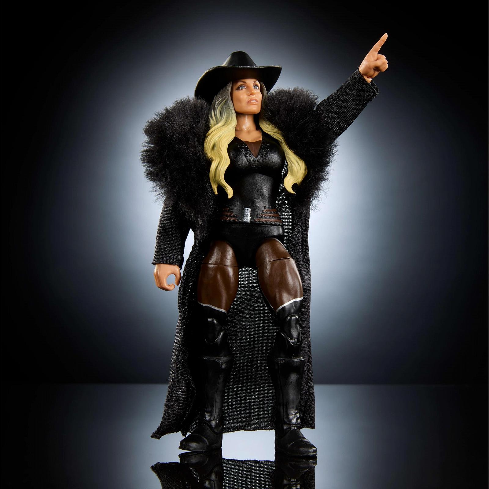 Екшн-фігурка Mattel WWE Elite Тріш Стратус, 15 см, з 25 точками артикуляції та змінними руками, фото №4