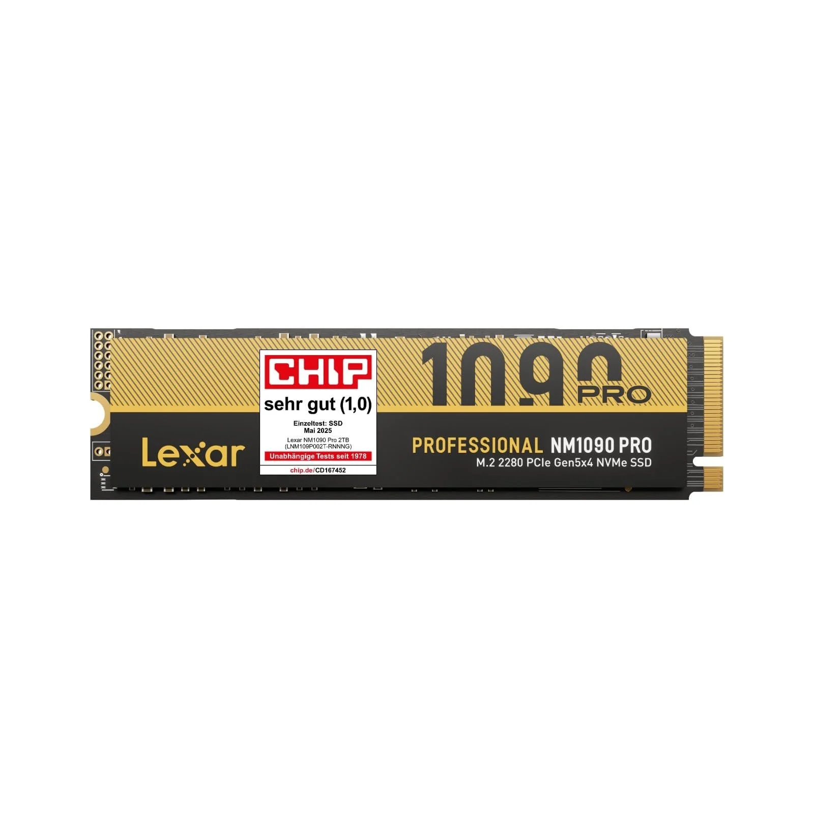 Внутрішній SSD-накопичувач Lexar NM1090 Pro 1TB PCIe 5.0 Gen5 NVMe 14000MB/s, фото №1