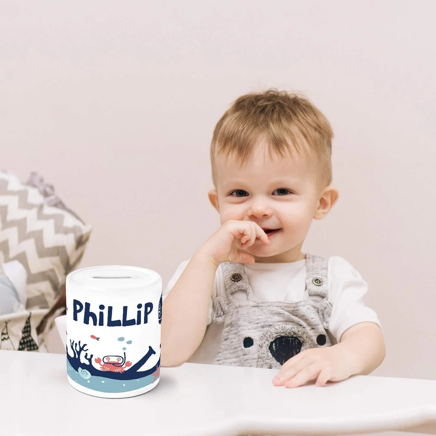 Скарбничка Underwater World дитяча керамічна тварини, фото №4