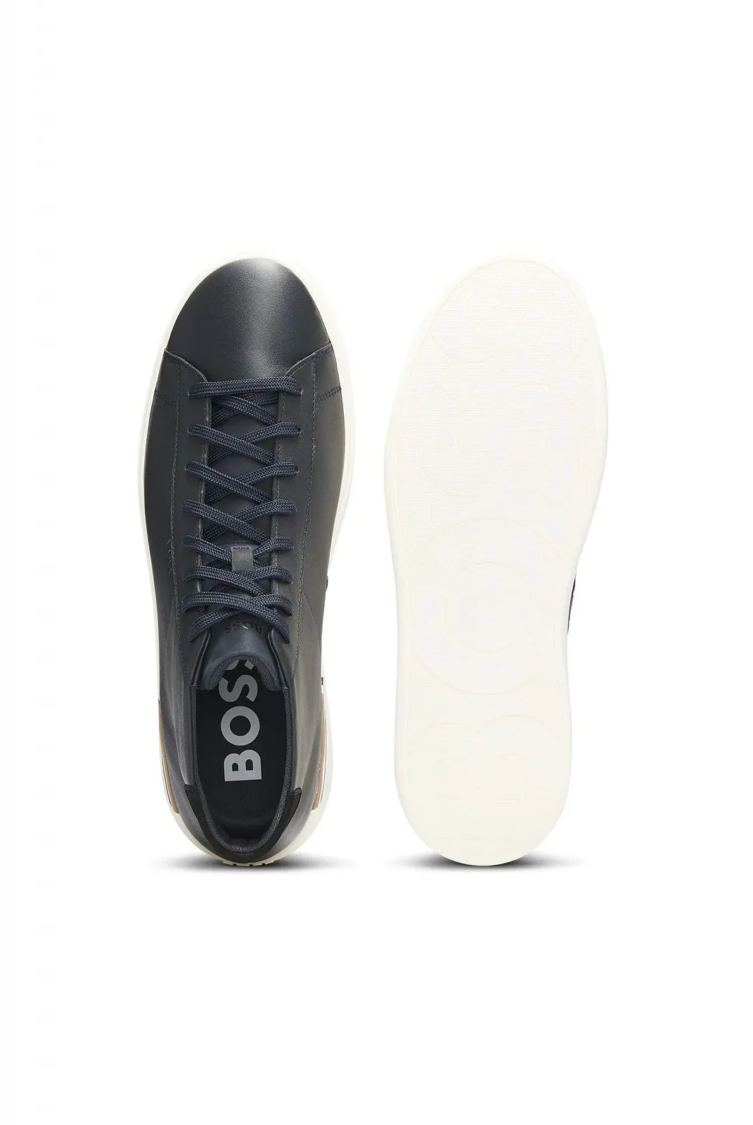 Кеди BOSS Clint Hito Hightop Signature Stripe Шкіряні, фото №4