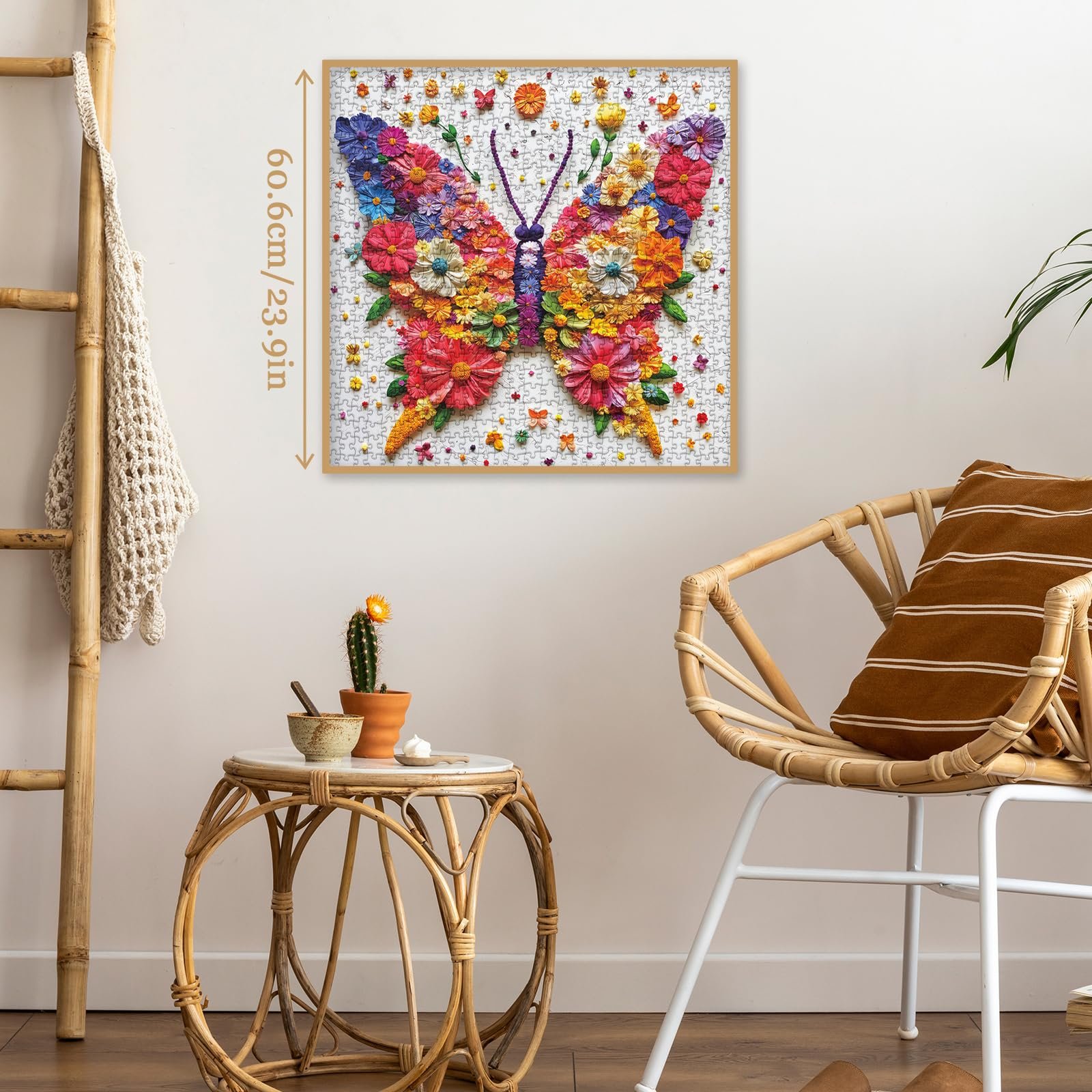 Пазл Flower Wings 1000 елементів Flower Butterfly Різнокольоровий, фото №5